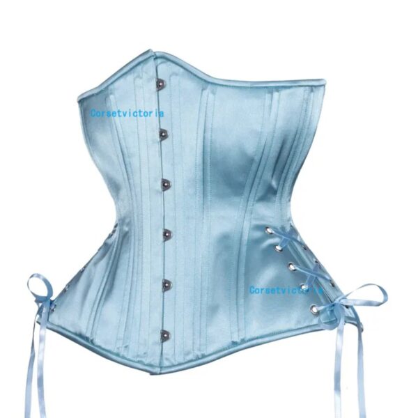 Blue Underbust corset