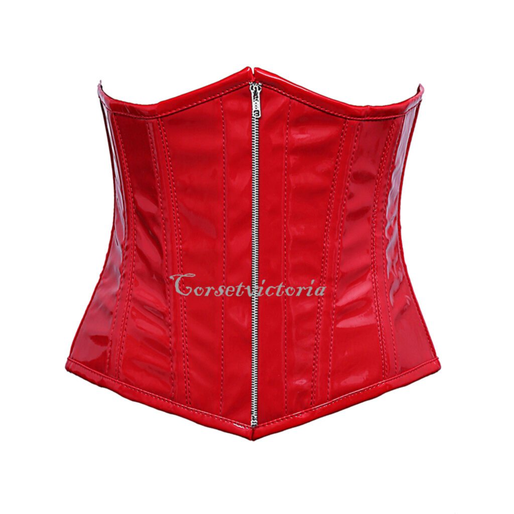 Pvc Leather Underbust Corset