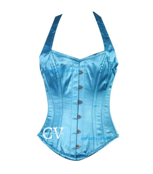 Baby Blue Corset with straps