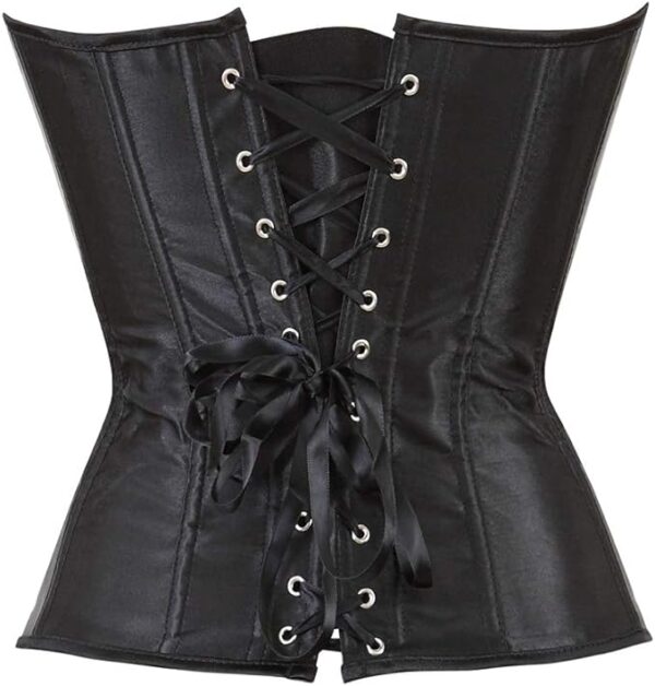 Black overbust corset