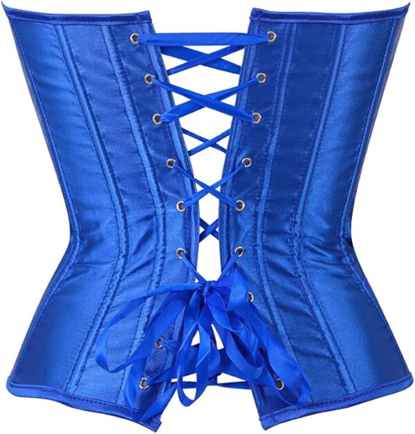 Blue Overbust Corset