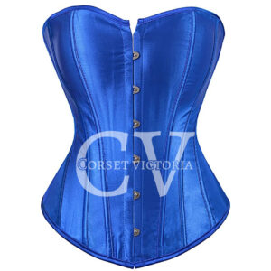 Blue Overbust corset