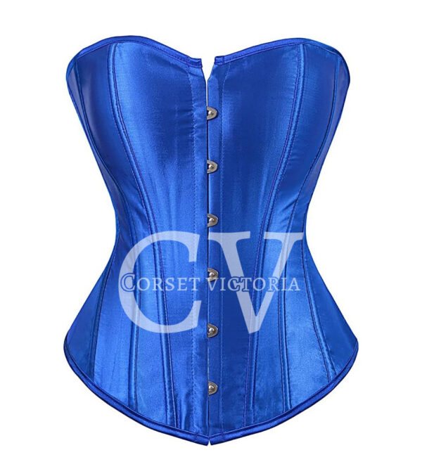 Blue Overbust corset