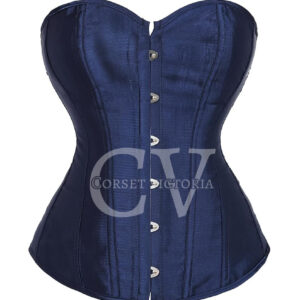 Blue Overbust Corset