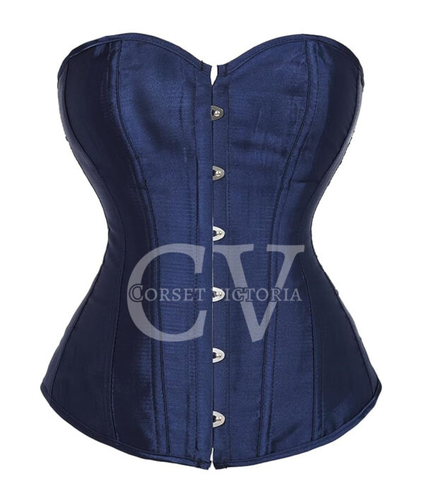 Blue Overbust Corset