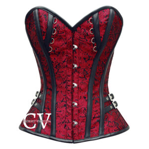 Red Brocade Corset