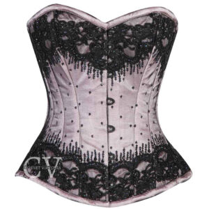 Pink Sequins Corset